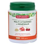 Superdiet complexe multivitamines et mineraux 150 glules