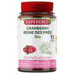 Superdiet cranberry reine des prs bio 45 glules