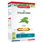 Superdiet ? gel d'alo vra bio ? 20 ampoules de 10 ml