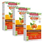 Superdiet gel�e royale 3000mg bio lot de 3 x 20 ampoules