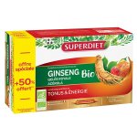 Superdiet ginseng gelée royale 30 ampoules x 15ml Superdiet ginseng gelée royale 30 ampoules x 15ml