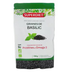 Superdiet graines de basilic 150g Superdiet graines de basilic 150g