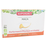 Superdiet maca bio 20 ampoules