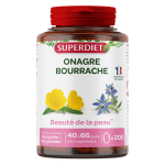 Superdiet onagre bourrache 200 capsules