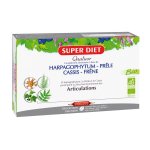 Superdiet quatuor articulations bio prle frne cassis harpagophytum 20 ampoules