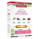 Superdiet quatuor beaut� de la peau bio 20 ampoules