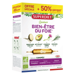 Superdiet quatuor bien - tre foie bio - 20 + 10 ampoules offertes