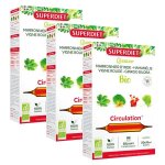 Superdiet quatuor marronnier d'inde circulation lot de 3 x 20 ampoules de 15ml