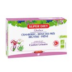 Superdiet quatuor reine des prs confort urinaire bio 20 ampoules