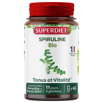Superdiet spiruline bio 45 gélules Superdiet spiruline bio 45 gélules