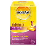Supradyn intensia r�duit la fatigue vitamines min�raux et fer 30 comprim�s � avaler