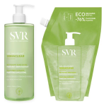Svr sebiaclear gel moussant 400ml + eco - recharge 400ml peaux tendance acniques