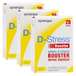 Synergia d - stress booster 20 sachets - lot de 3