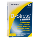 Synergia d - stress sommeil 40 comprims