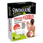 Syntholkin patchs flexibles multizones pour douleurs musculaire - 1 boite de 4 patchs - eg labo