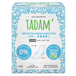 Tadam' hygine fminine serviette dermo - sensitive ultra super 12 units