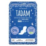 Tadam' hygine fminine serviette dermo - sensitive ultra nuit 10 units