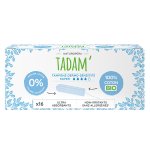 Tadam' hygi�ne f�minine tampon dermo - sensitif super bio 16 unit�s