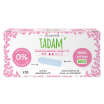 Tadam' hygine fminine tampon dermo - sensitif mini bio 16 units