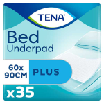Tena bed underpad alèse plus 60 x 90cm 35 unités Tena bed underpad alèse plus 60 x 90cm 35 unités