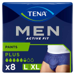 Tena men active fit sous - v�tement absorbant taille l xl 8 unit�s