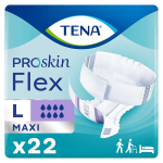 Tena proskin flex change avec ceinture maxi taille l 22 unités Tena proskin flex change avec ceinture maxi taille l 22 unités