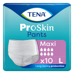 Tena proskin pants sous - vtement absorbant maxi taille l 10 units