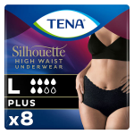 Tena silhouette sous - vtement taille haute noir plus taille l - 8 units