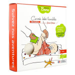 Les tendances d'emma recharge 5 carr�s b�b� coton bio biface