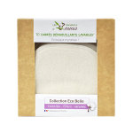 Les tendances d'emma recharge carrs coton bio biface lavables x 10