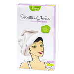 Les tendances d'emma serviette � cheveux bambou ecru