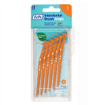 Brossettes interdentaires tepe angle orange 0. 45 mm 6 brossettes
