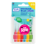 Brossettes interdentaires tepe originales assortiment toutes tailles (0. 4 - 0. 8 mm) 6 brossettes