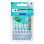 Tepe brossettes interdentaires extra - souples bleu 0. 6 mm 6 brossettes