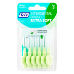 Tepe brossette interdentaire extra souple eco - responsable vert pastel 0. 8mm 6 unités Tepe brossette interdentaire extra souple eco - responsable vert pastel 0. 8mm 6 unités