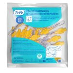Tepe originales brossettes interdentaires jaune 0. 7 mm 20 brossettes