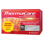 Thermacare patch auto - chauffant bas du dos et les hanches bote de 4 pacths dont un offert