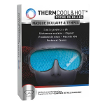 Thermcool&hot poche de billes masque oculaire et tempes
