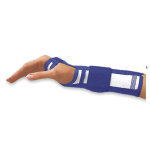Thuasne orthoflex bandage poignet gauche long taille l blanc bleu