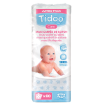 Tidoo care coton maxi carr�s bio - 80 cotons