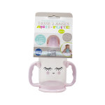 Tom & zoé tasse 2 anses anti fuite visage rose 210ml Tom & zoé tasse 2 anses anti fuite visage rose 210ml