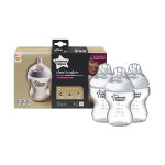 Tommee tippee closer to nature biberon lot de 3 x 260ml