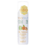 Toofruit corps so solaire lait solaire abricot alo vera spf50 bio 100ml