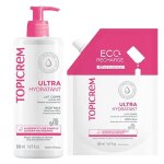 Topicrem ultra hydratant lait corps 500ml + eco - recharge 500ml