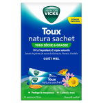 Toux natura sachet sirop toux s�che ou grasse 14 sachets de 10 ml