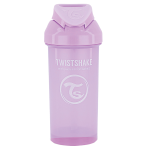 Twistshake tasse  paille violet pastel + 6m 360ml
