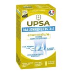 Upsa ballonements & gaz 3 en 1 made in france - confort intestinal - 40 g�lules