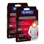 Urgo douleurs patch chauffant courbatures torticolis lumbagos lot de 2 x 2 patchs