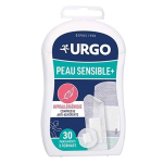 Urgo peau sensible + bote de 30 pansements