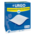 Urgo soins infirmiers compresse non tiss strile 10 x 10cm 25 units